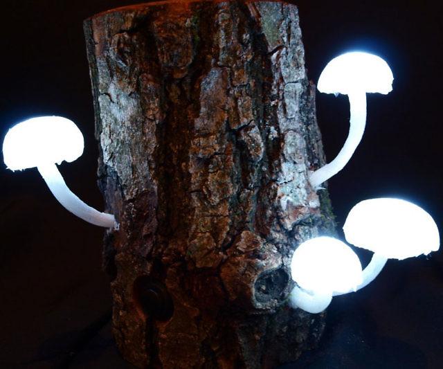 蘑菇檯燈