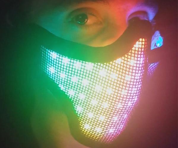 LED彩色面具口罩