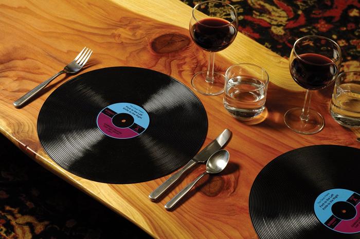 黑膠唱片造型餐盤